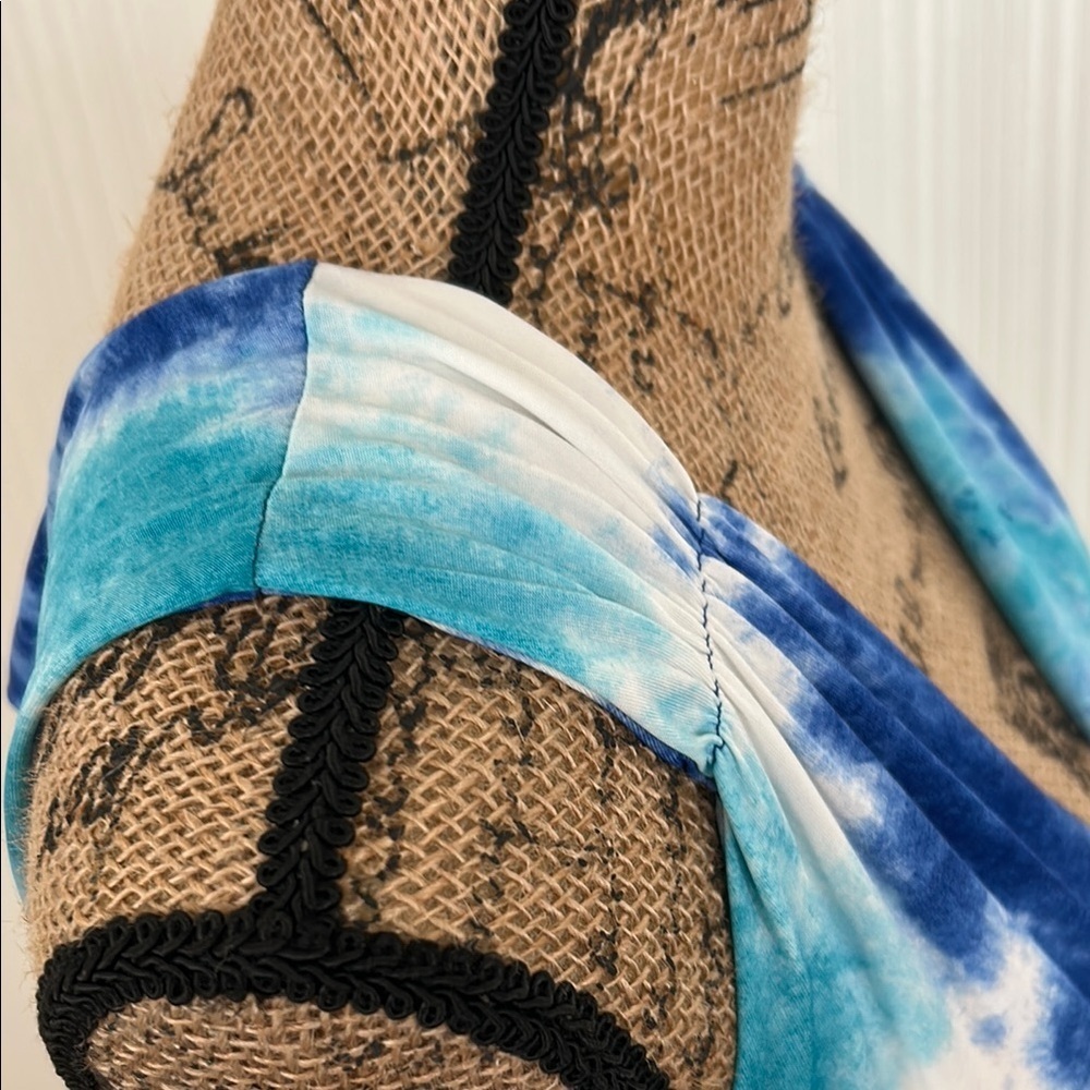 Blue Tie-Dye Jumpsuit - Picture 5 of 13